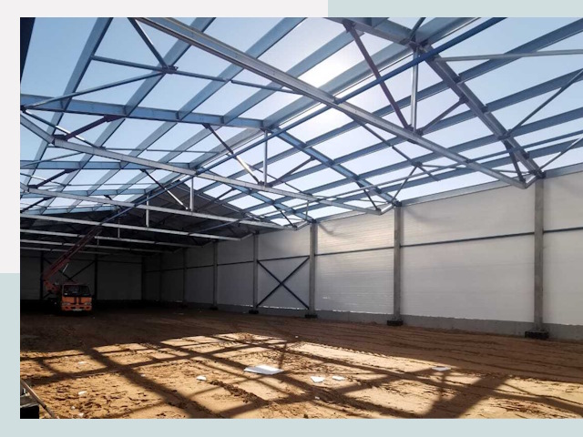 Строительство сенохранилищ в Фрязино