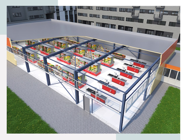 Строительство магазинов в Фрязино от 623 руб. за м²