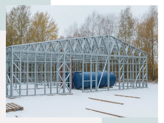 Металлические ангары в Фрязино