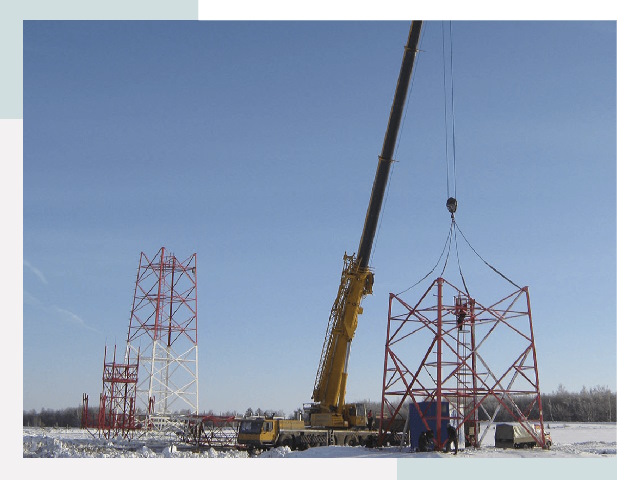 Монтаж вышек связи в Фрязино