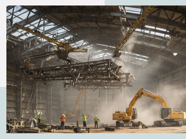 Демонтаж ангаров в Фрязино от 623 руб. за м²