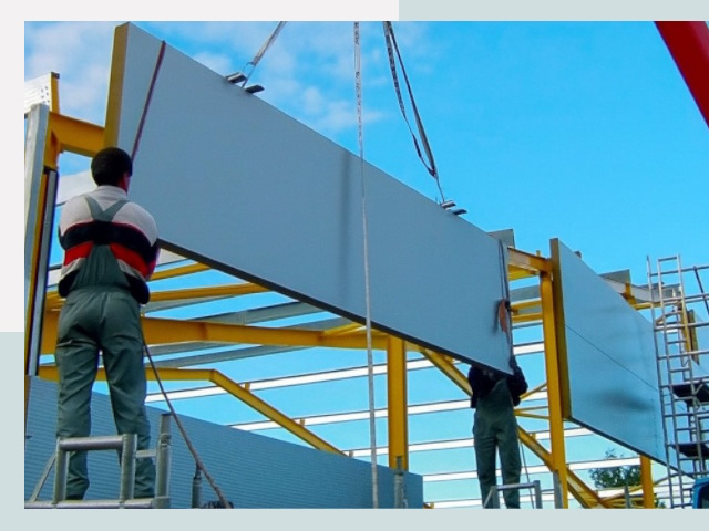 Монтаж сэндвич-панелей в Фрязино от 623 руб.