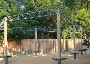 Терраса из металлоконструкций под ключ, проектирование, изготовление и монтаж от СтальСтрой-Фрз